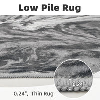 5x7 Area Rugs for Living Room, Modern Abstract Rug for Bedroom, Contemporary Machine Washable Rug, Large Stain Resistant Carpet for Dining Room Playroom Home Office, Pet & Kids Friendly - 7DAY'S