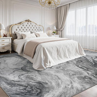 5x7 Area Rugs for Living Room, Modern Abstract Rug for Bedroom, Contemporary Machine Washable Rug, Large Stain Resistant Carpet for Dining Room Playroom Home Office, Pet & Kids Friendly - 7DAY'S