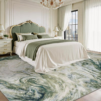5x7 Area Rugs for Living Room, Modern Abstract Rug for Bedroom, Contemporary Machine Washable Rug, Large Stain Resistant Carpet for Dining Room Playroom Home Office, Pet & Kids Friendly - 7DAY'S