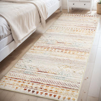 5x7 Area Rugs - Soft, Washable Neutral Boho Carpet for Living, Bedroom, Dining & Play Rooms - Indoor Brown - 7DAY'S