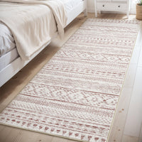 5x7 Area Rugs - Soft, Washable Neutral Boho Carpet for Living, Bedroom, Dining & Play Rooms - Indoor Brown - 7DAY'S