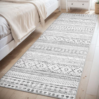 5x7 Area Rugs - Soft, Washable Neutral Boho Carpet for Living, Bedroom, Dining & Play Rooms - Indoor Brown - 7DAY'S