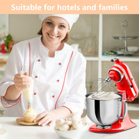 6 - Wire Whipped cream Attachment for KitchenAid 4.5 - 5 Quart Tilt - Head Stand Mixer, K45WW accessory Replacement, Egg Cream Stirrer, Cake Mayonnaise Whisk, Whipping Egg White(Not for dishwasher) - 7DAY'S