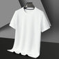 Short sleeved Polo shirShort sleeved Waffle Solid Polot fashion splicing men's round neck top cotton daily short sleeved T-shirt - 7DAY'S