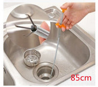 60CM Sewer Dredger Spring Pipe Dredging Tool Household Hair Cleaner Drain Clog Remover Cleaning Tools Household For Kitchen Sink Kitchen Gadgets - 7DAY'S