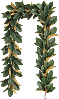 CG Hunter Holiday Collection Faux Garland, Premium Artificial Indoor and Outdoor Large 6-ft Magnolia, Eucalyptus, Pinecone, Needle Pine Christmas Garland, Christmas Decorations and Holiday Greenery