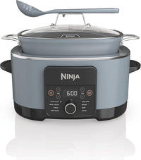 Ninja MC1101 Foodi Everyday Possible Cooker Pro, 8-in-1 Versatility, One-Pot Faster Cooking Replaces 10 Tools, Family-Sized Capacity with Adjustable Temp Control, 6.5 quarts, Midnight Blue