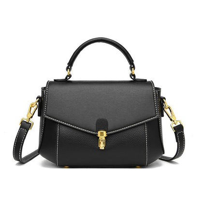 imeetu Crossbody Bags for Women, Leather Shoulder Bag, Purses and Handbags | Genuine Leather Womens Crossbody Purse, Structure Shoulder Purse with Top Handle & 2 Straps for 3 Styles, Travel, Daily, Gift