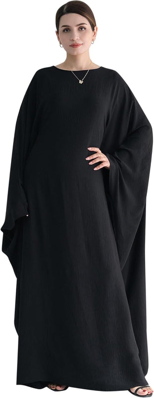 Muslim Prayer Dress Abaya Islamic Ramadan Robe Slightly Elasticity Garment Eid Clothes
