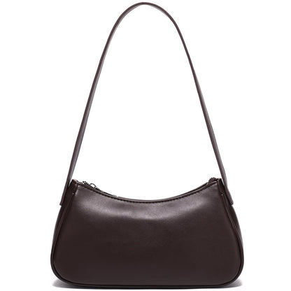 Small Shoulder Bag for Women Cute Mini Purse Trendy Vegan Leather Y2k Crescent Handbag
