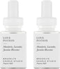 Pura & Brooklyn Candle Studio Home Scent Refill - Smart Air Diffuser - Up to 120-Hours of Luxury Fragrance per Refill - Home Essential - Clean & Safe Diffuser Fragrance - 2 Pack, Santorini
