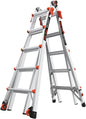 Little Giant Multi-Position Ladder, Velocity, M17, 9-15 Foot, Aluminum, Type 1A, 300 lbs Weight Rating & Work Platform, Aluminum, 375 lbs Weight Rating