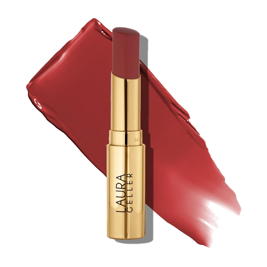 LAURA GELLER NEW YORK Jelly Balm Moisturizing Tinted Lip Balm - A Latte Love - Hydrating Vitamin E - Semi-Shine Finish