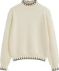 CIDER Women's Elegant Turtle Neck Sweater Winter Casual Knit Pullover Tops