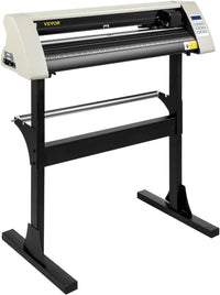 VEVOR 34inches Vinyl Cutter Machine, Bluetooth Cutting Plotter Machine, 400in/10m Accuracy Steel Roller Shaft Adjustable Speed Force, SignMaster Tool Kit for Sign Making Windows & Mobile
