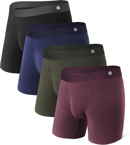 DAVID ARCHY Men's Ultra Soft Underwear Micro Modal Breathable Moisture Wicking Seamless Underwear for Men Multipack