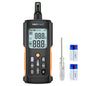 YT606 Temperature Humidity Meter High Precision Digital Hygrometer with Ambient, Relative Humidity, Dew Point, Wet Bulb Thermometer for Indoor Outdoor, Digital Thermometer Min/Max Hold, LCD Backlight