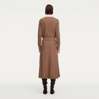 GOELIA Fall Skirt Sets Women 2 Piece Outfits Knit Pullover Sweater Top and Sweater Midi Skirts Going Out Winter Clothing