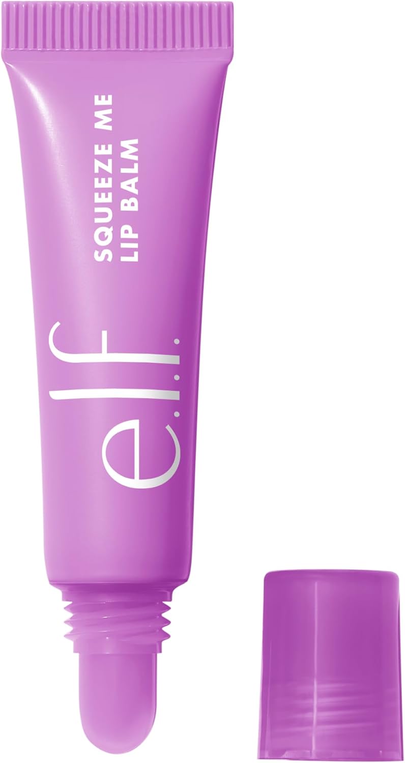 e.l.f. Squeeze Me Lip Balm, Moisturizing Lip Balm for A Sheer Tint of Color, Infused with Hyaluronic Acid, Vegan & Cruelty-Free