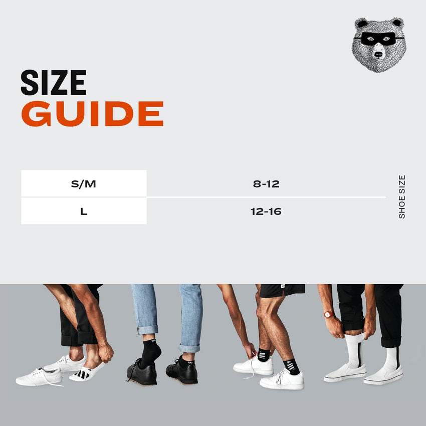 Pair of Thieves Men’s No Show Liner Socks, 4 Pack, Low-Cut Invisible Socks with Silicone Gripper, AMZ Exclusive