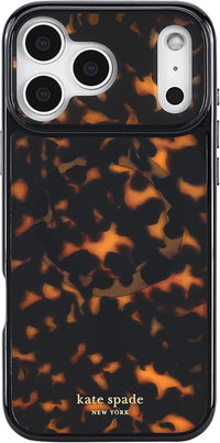 kate spade new york iPhone 17 Pro Max Case - Compatible with MagSafe - Designer Phone Case - Tortoise