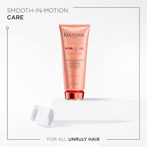 Kerastase Discipline Fondant Fluidealiste Conditioner Smoothing Hair Conditioner Provides Extreme Softness and Shine With Morpho-Keratine and Lipids to Restore Hair  For All Hair Types  6.8 Fl Oz