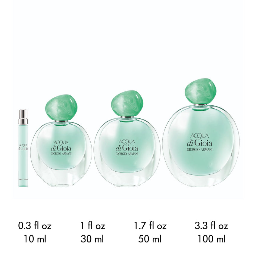 Armani Beauty - Acqua di Gioia - Eau de Parfum - Floral Fruity Fragance for Women - Primofiore Lemon, Water Jasmin, Cedarwood Notes