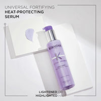 KERASTASE Blond Absolu Cicaplasme Serum - Hydrating Leave In Serum For Color Treated Hair, Heat Protects Up To 450°F, Strengthens and Prevents Breakage