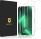 UNBREAKcable 3-Pack Screen Protector for iPhone 16 Pro, Double Shatterproof Tempered Glass [Easy Installation Frame] [9H Hardness] [99.99% HD Clear] [Case Friendly] for iPhone 6.3 inch