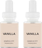 Pura & Simplicity Home Scent Refill - Smart Air Diffuser - Up to 120-Hours of Luxury Fragrance per Refill - Home Essential - Clean & Safe Diffuser Fragrance - 2 Pack, Apple