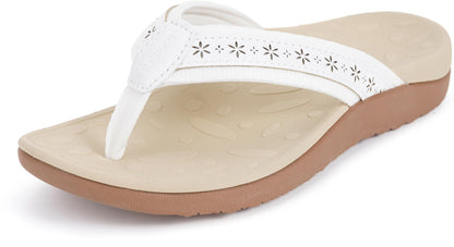 Joomra Arch Support Flip Flops for Women Size 10 Thong Sandals WhiteJoomra Arch Support Flip Flops for Women Size 10 Thong Sandals White used