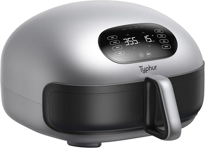 Dome 2 Air Fryer, Extra Large Airfryer with Superior Airflow, Self-cleaning Smart Digital Fryer with PFAS free Basket for Quick Easy Meals, Fits a 12" Pizza or 4-Slice Toast