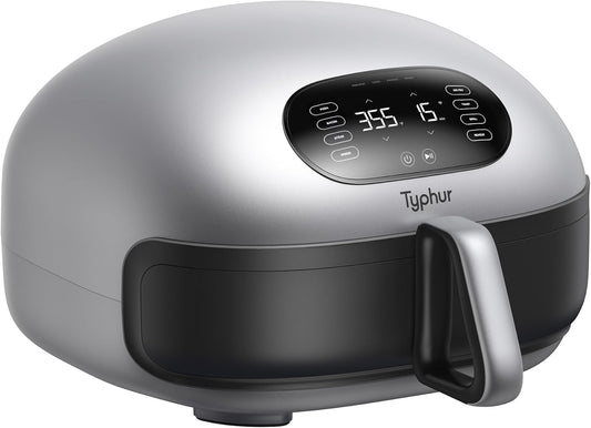 Dome 2 Air Fryer, Extra Large Airfryer with Superior Airflow, Self-cleaning Smart Digital Fryer with PFAS free Basket for Quick Easy Meals, Fits a 12" Pizza or 4-Slice Toast