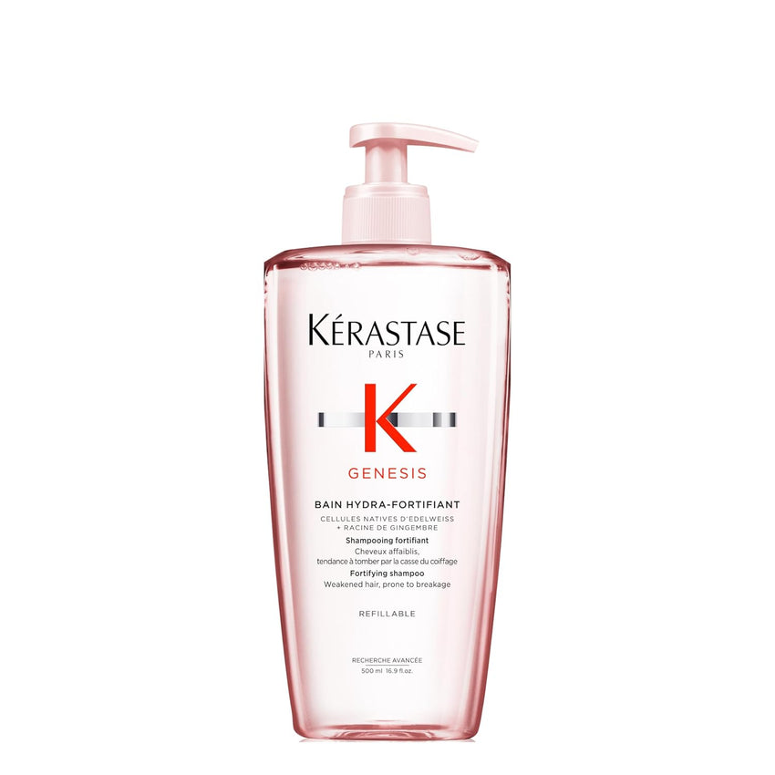 Kerastase Genesis Hydra-Fortifiant Shampoo For Weak or Damaged Hair - Anti-Breakage & Strengthening, Hydrates Hair, Silicone-Free