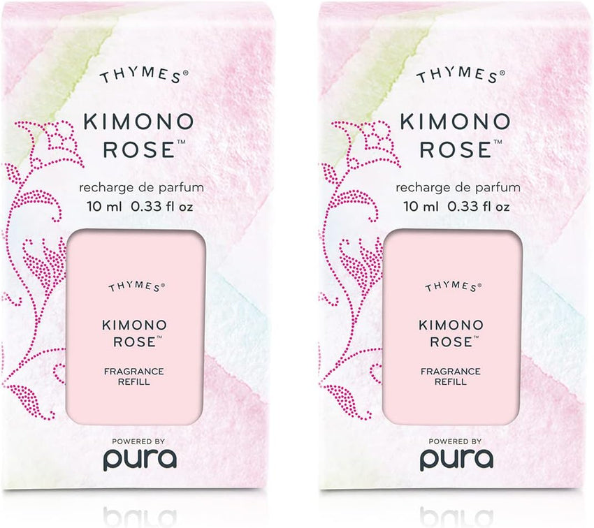 Thymes Pura Refills – 2 Pack of Oil Diffuser Scents – Long-Lasting Pura Diffuser Refills – Premium Home Fragrance – Notes of Pressed Apple, Clove & Cardamom (Simmered Cider, Pack of 2)