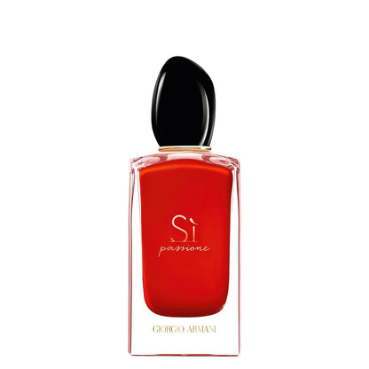 Armani Beauty - Sì Passione - Eau de Parfum - Vanilla Perfume for Women - Floral Citrus Fragrance - Blackcurrant Nectar, Damascena Rose, Black Tea Notes