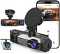 7DAY'S Uber Camera 360 View 4 Channel Dash Cam Front Rear and Inside with 5GHz WiFi & App Control, 170 Wide Angle Uber Camera for Car, Loop Recording, Night Vision, G-Sensor, Parking Mode, Included 32GB Card