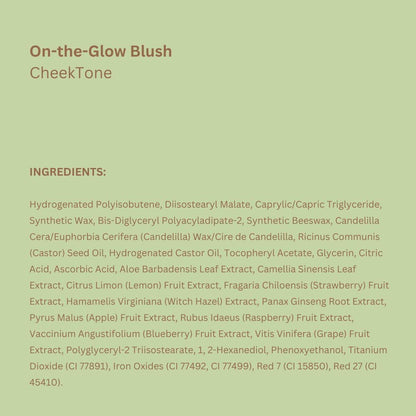 Pixi On-the-Glow Blush - Fleur, Hydrating Tinted Moisture Blush Stick with Ginseng, Aloe Vera & Fruit Extracts, For Cheeks & Lips, 19g / 0.6oz, Paraben-Free