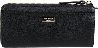 Kate Spade Alice Court Nisha Bow Zip Around Wallet Black