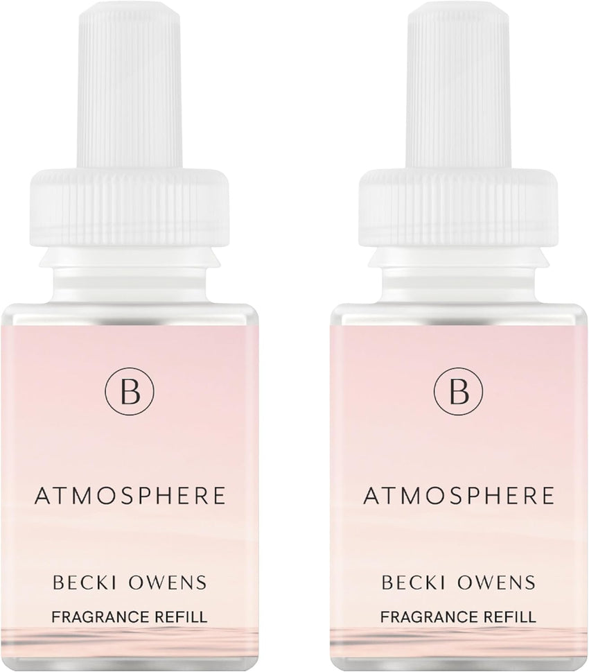Pura & Becki Owens Home Scent Refill - Smart Home Air Diffuser - Up to 120-Hours of Luxury Fragrance per Refill - Spring & Summer Fragrance - 2 Pack, Coconut Calm