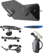 NOTMBESTM Wall Mount Holder for Skateboard/Snowboard/Longboard, Skate Deck Wall Mount Fit for Scooters/Skis Wall Hanger Display, Skateboard Shelf Rack 2.0mm Thick Metal Heavy-Duty with Hooks