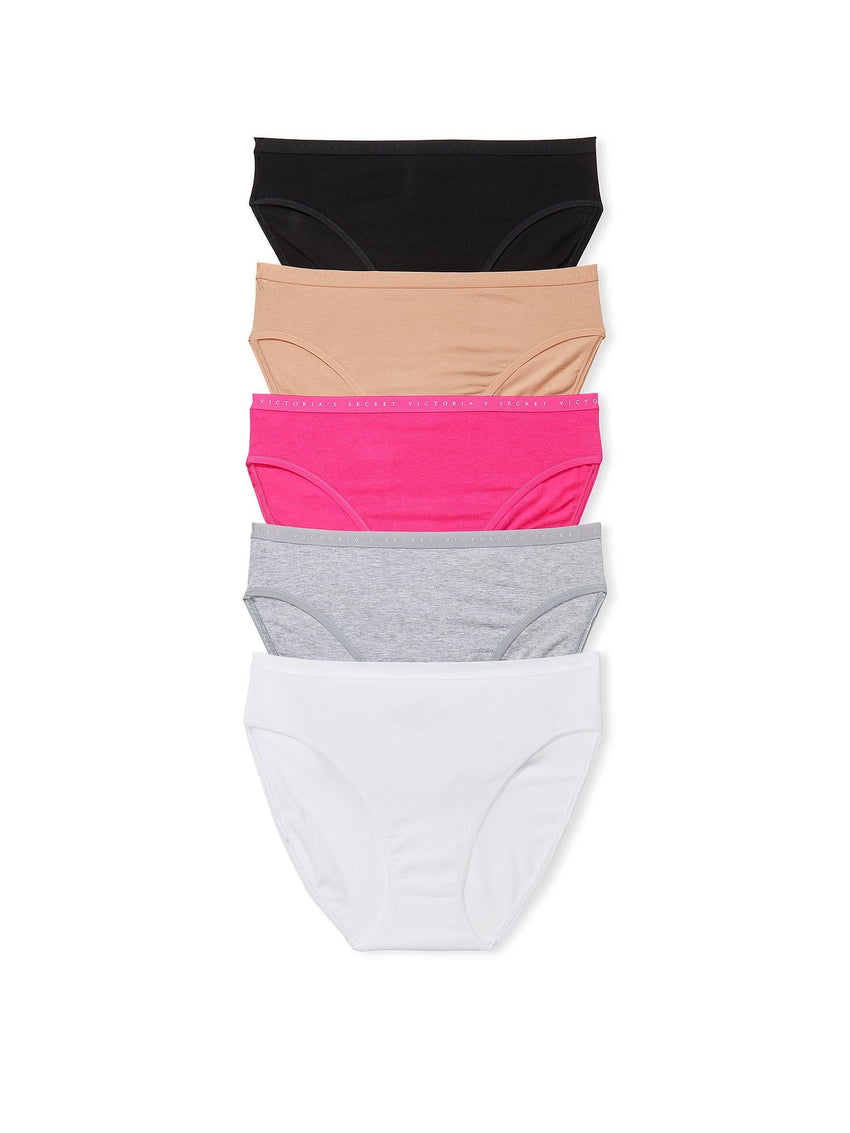 Victoria's Secret Women's Cotton Brief Underwear, Full Coverage Panties for Women, Multi Pack (XS-XXL)