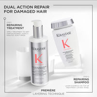 Kerastase Premiere Sulfate-Free Hair Repair Shampoo - For All Damaged Hair Types, Strengthens & Smoothes, With Citric Acid, Removes Buildup & Decalcifies