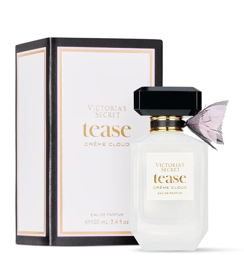 Victoria's Secret Tease Eau de Parfum, Notes of White Gardenia, Anjou Pear & Black Vanilla, Perfumes for Women (3.4 oz)