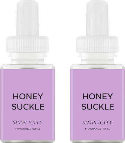 Pura & Simplicity Home Scent Refill - Smart Air Diffuser - Up to 120-Hours of Luxury Fragrance per Refill - Home Essential - Clean & Safe Diffuser Fragrance - 2 Pack, Apple
