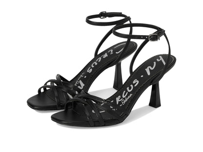 Circus NY by Sam Edelman Women's Kenzie HeeledSandal, Black Leather, 9Circus NY by Sam Edelman Women's Kenzie Heeled Sandal, Black Leather, 9 l