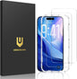 UNBREAKcable 2-Pack Screen Protector for iPhone 14/13/13 Pro Double Shatterproof Tempered Glass [Easy Installation Frame] [9H Hardness] [99.99% HD] [Bubble Free] for Apple 13 Pro/13/14 6.1 inch
