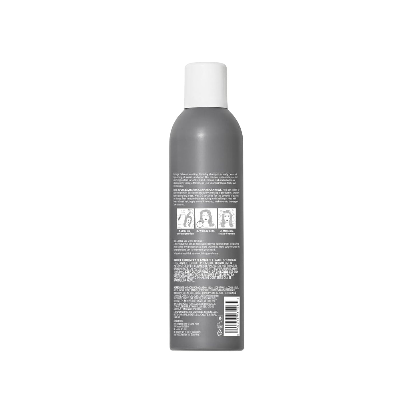 Living Proof Perfect Hair Day Dry Shampoo – Absorbs Oil, Sweat, Odor, Cleans Hair, Fresh Scent, Detoxifies Scalp for Women and Men