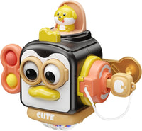 Montessori Toys for 1 Year Old,Sensory Toys for Toddlers 1-3,Baby Travel Activities Busy Board Cube,Fine Motor Skills Educational Toys,Birthday Gift for Kids Aged 6, 9, 10, 12, 18 Months