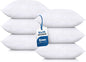 Utopia Bedding Throw Pillows (Set of 4, White), 18 x 18 Inches Pillows for Sofa, Bed and Couch Decorative Stuffer Pillow